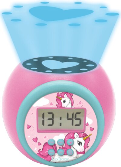 Unikornis projektoros ébresztő óra Unikornis projektoros ébresztő óra