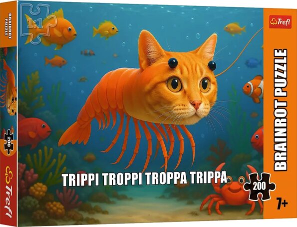 Trefl, Brainrot Trippi Troppi Troppa Trippa puzzle, 200 darabos