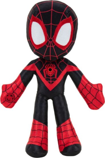 Spidey, Pókember világító plüssfigura, Miles Morales, 23 cm