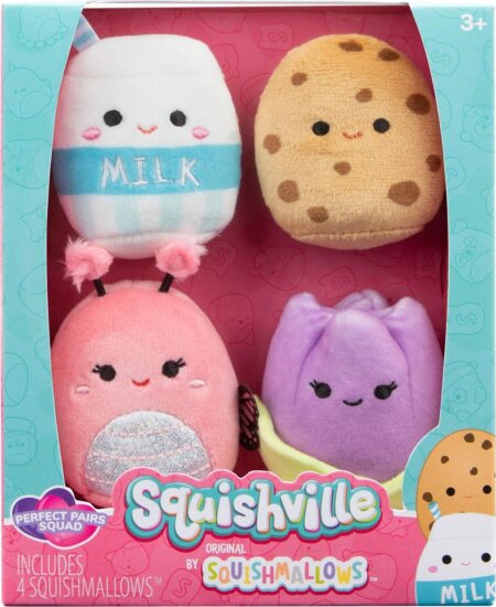 Squishville mini plüssök, Perfect Pairs Squad, 4 darabos szett