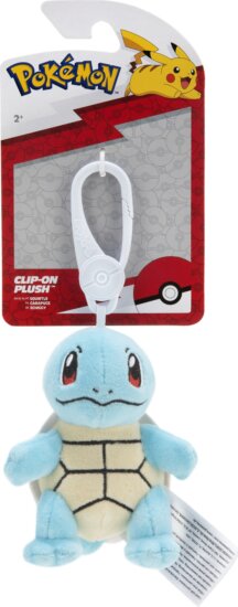 Pokémon kulcstartós plüssfigura, Squirtle, 9 cm