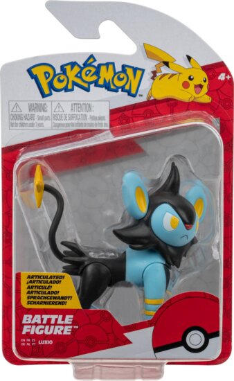 Pokémon, Mini figura csomag, Luxio, 5 cm