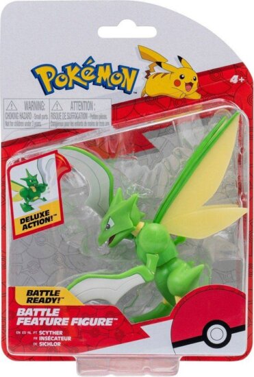 Pokémon figura, Scyther, 11 cm