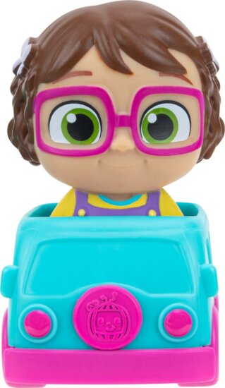 Cocomelon figura készlet, JJ és barátai járműben, Bella
