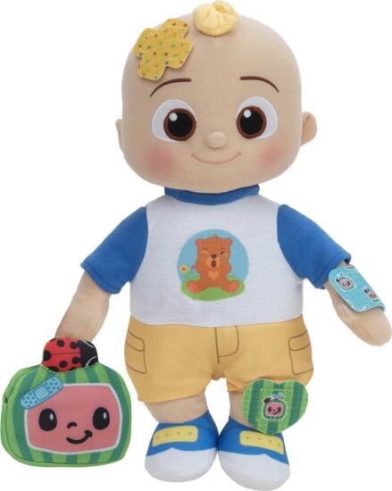 Cocomelon, Boo Boo JJ interaktív plüssfigura, 30 cm