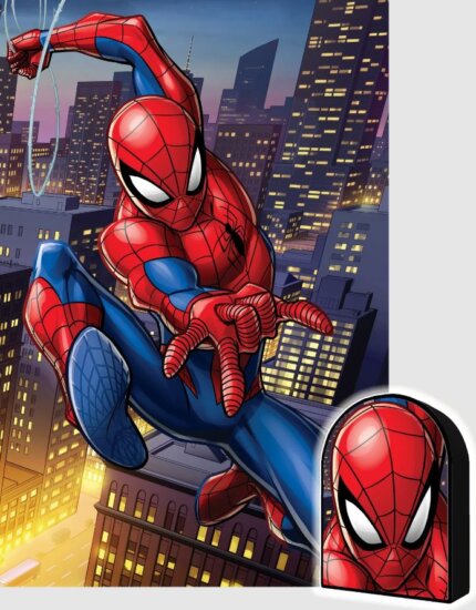 Spiderman, Pókember 3D puzzle fém dobozban, 300 darabos