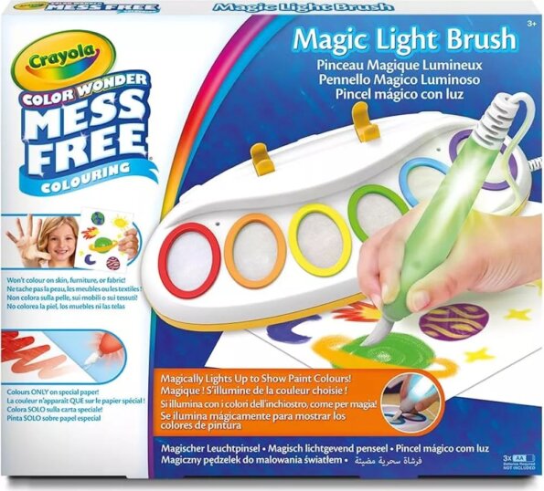 Crayola, Color Wonder Varázs festőkészlet világító ecsettel Crayola, Color Wonder Varázs festőkészlet világító ecsettel