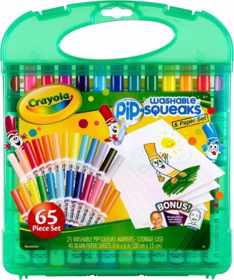 Crayola, Lemosható minifilctoll készlet tartóban