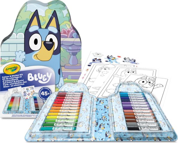 Crayola, Bluey kreatív készlet matricákkal Crayola, Bluey kreatív készlet matricákkal