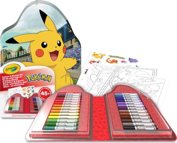 Crayola, Pokémon kreatív készlet matricákkal