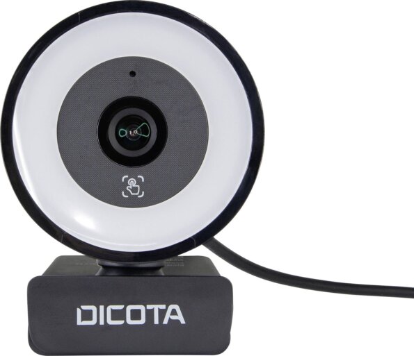 Dicota Webcam Ringlight (5 MP, mikrofon)