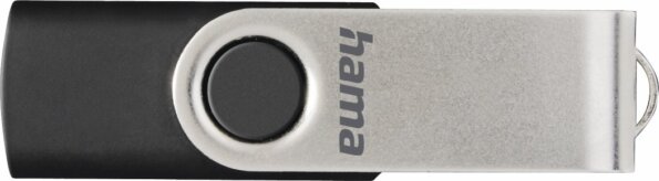 Hama Rotate 8GB (USB2.0, fekete/ezüst) Hama Rotate 8GB (USB2.0, fekete/ezüst)