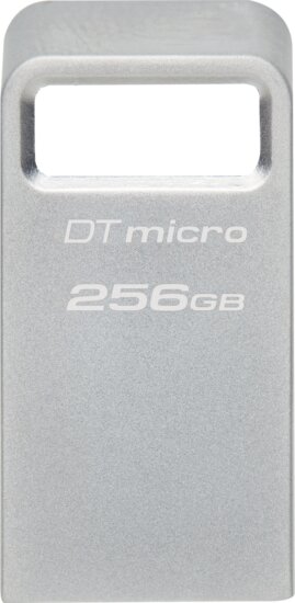 Kingston DataTraveler Micro 256GB (USB3.2, Type-A, ezüst)