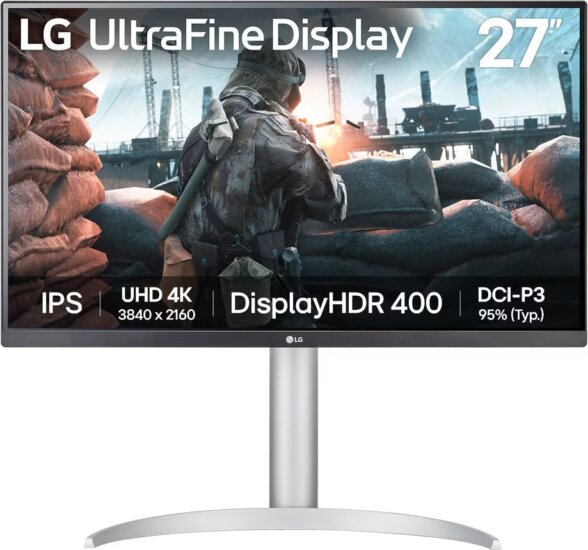 LG UltraFine 27UP650K-W 27" 4K UHD IPS LED monitor LG UltraFine 27UP650K-W 27" 4K UHD IPS LED monitor