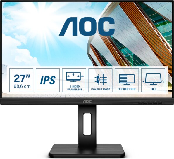 AOC 27P2Q 27" FHD IPS LED monitor
