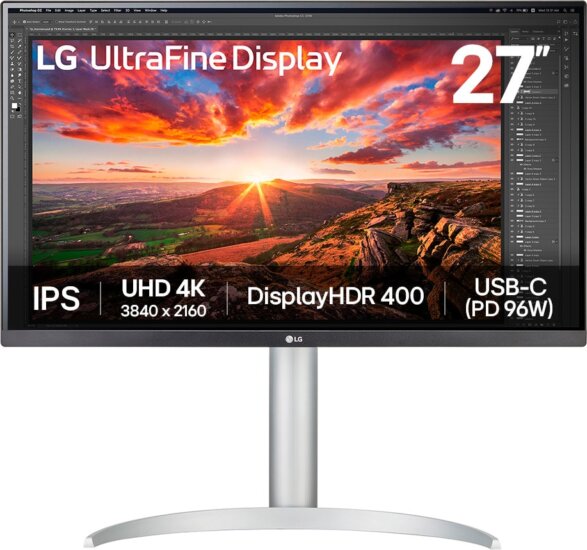 LG UltraFine 27UP850K-W 27" 4K UHD IPS monitor LG UltraFine 27UP850K-W 27" 4K UHD IPS monitor