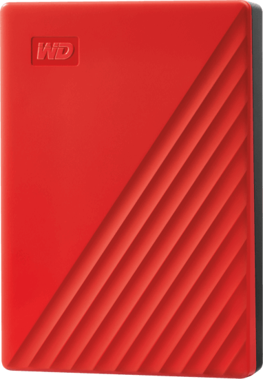 Western Digital My Passport 4TB (2,5", USB3.2 Gen1, piros)