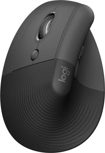 Logitech Lift Left Vertical (ergonomikus, vertikális, grafitszürke)