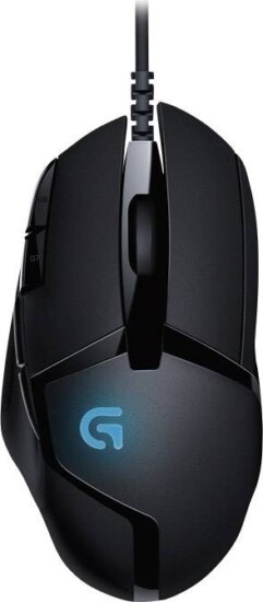 Logitech G402 Hyperion Fury (gamer, vezetékes, optikai, világítás, fekete)