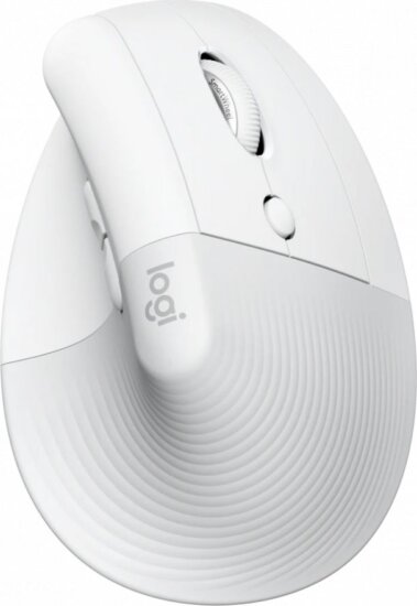 Logitech Lift Vertical (ergonomikus, vertikális, törtfehér)