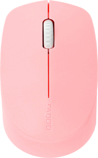 Rapoo M100 Silent (Bluetooth, vezeték nélküli, szilent, rózsaszín)