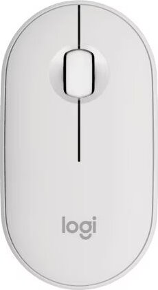 Logitech Pebble Mouse 2 M350s (Bluetooth, optikai, fehér)