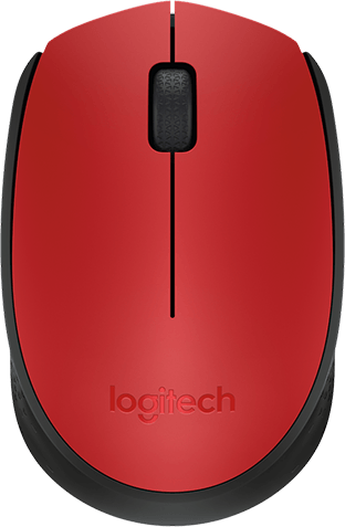 Logitech M171 (vezeték nélküli, piros)