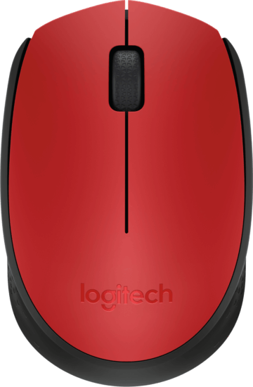 Logitech M171 (vezeték nélküli, piros)