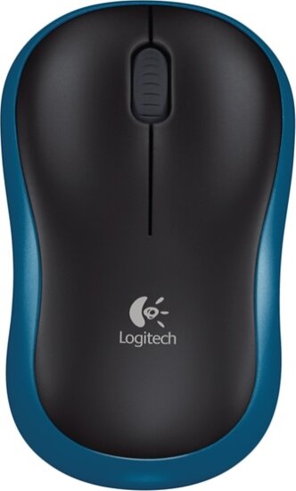 Logitech M185 (vezeték nélküli, kék)