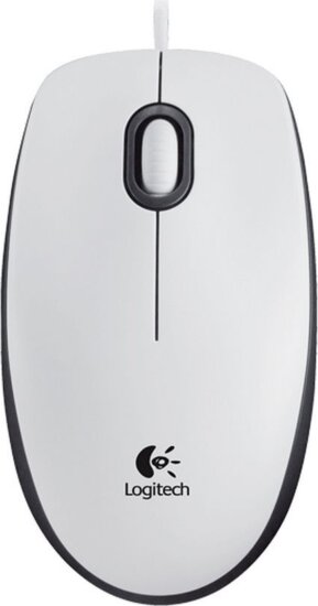 Logitech M100 (vezetékes, fehér)