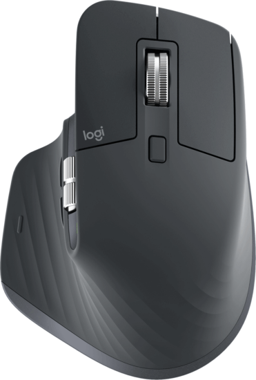 Logitech MX Master 3S (Bluetooth, vezeték nélküli, grafitszürke)