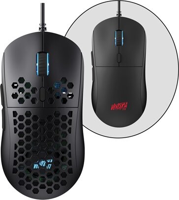Ventaris M800 Honeycomb (gamer, cserélhető borítás, fekete)