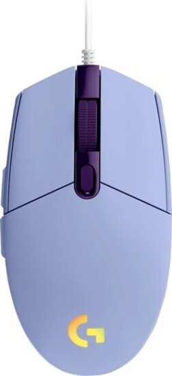 Logitech G102 Lightsync (gamer, lila)