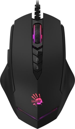 A4-Tech Bloody V8M Max (gamer, RGB, vezetékes, optikai, fekete)