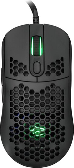 White Shark Galahad (6400 dpi, gamer, fekete)