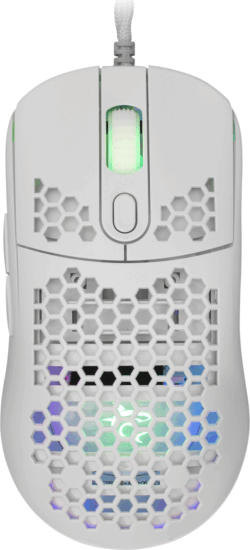 White Shark Galahad (6400 dpi, gamer, fehér)