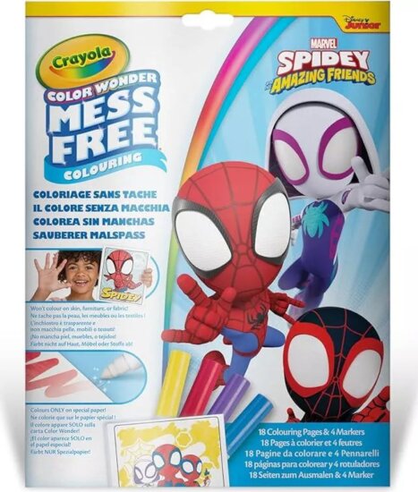 Crayola, Color Wonder Póki maszatmentes kifestő készlet mappában