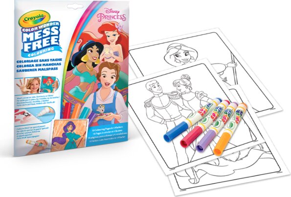 Crayola, Color Wonder Disney-hercegnők maszatmentes kifestő