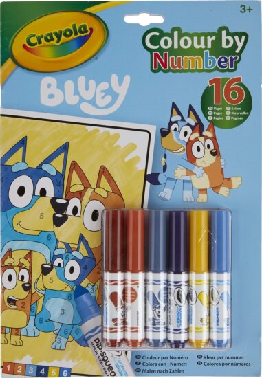 Crayola, Szám szerinti színező, Bluey