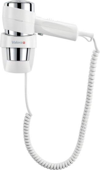 Valera Action Super Plus 1600 542.06/038A falra szerelhető hajszárító, 1600W, fehér-króm
