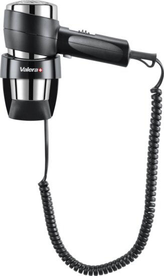 Valera Action Super Plus 1800 542.14/038AB falra szerelhető hajszárító, 1800W, fekete-króm