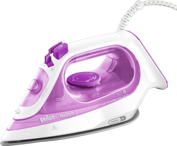 Braun TexStyle 3 SI 3030 gőzölős vasaló, 2300W, lila