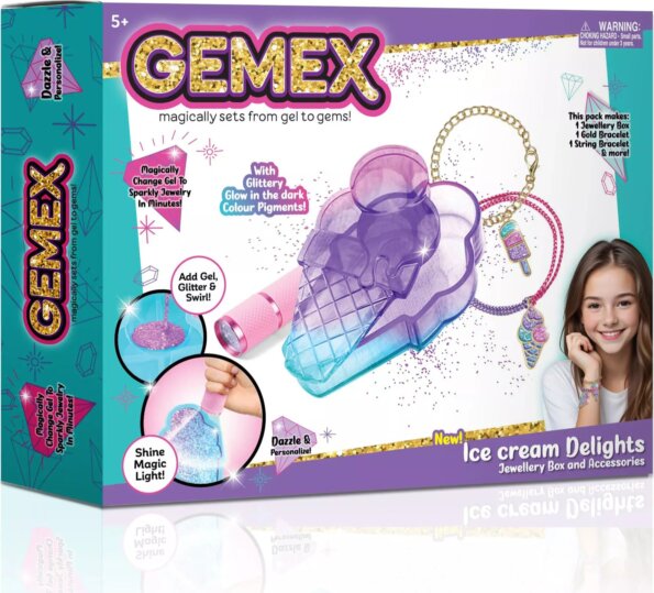 Gemex, Gélből drágakő jégkrém ékszerkészítő szett