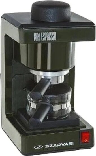 Szarvasi Mini SZV-612 espresso kávéfőző, olajzöld