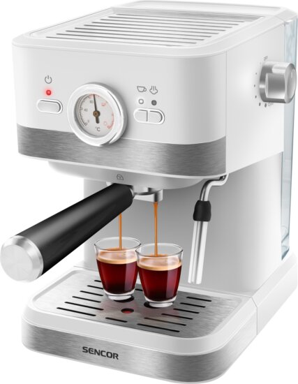 Sencor SES 1720WH espresso kávéfőző, Fehér