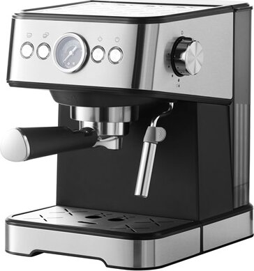 TOO CM-1350-B espresso kávéfőző, fekete-rozsdamentes