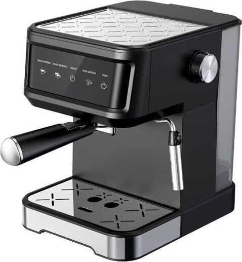 TOO CM-850-B espresso kávéfőző, fekete-rozsdamentes