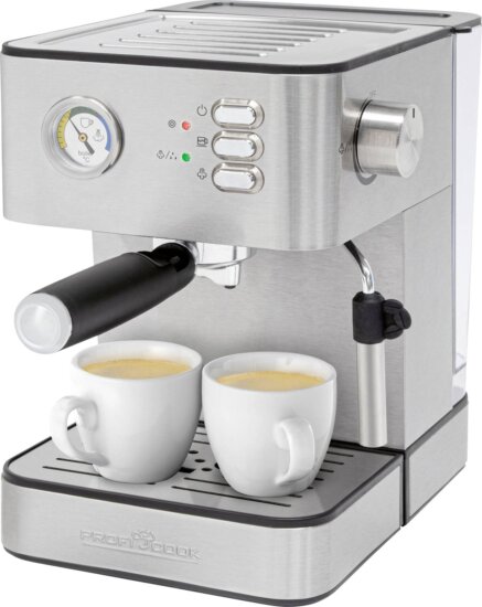 Profi Cook PC-ES 1209 espresso kávéfőző, Nemesacél