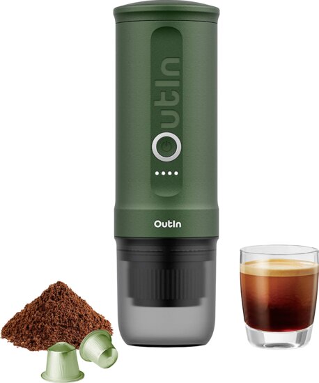 OutIn Nano A000002 espresso kávéfőző, Zöld
