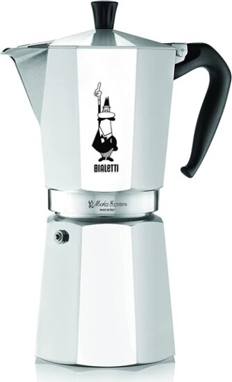 Bialetti Moka Express kotyogós kávéfőző, 12 személyes